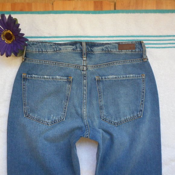 New Abercrombie & Fitch Jeans Size 26/2 Cuffed Ames Boyfriend Denim - Picture 4 of 10
